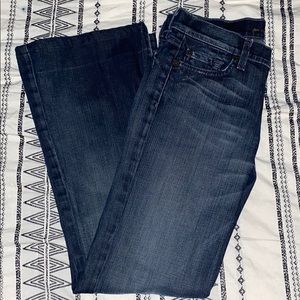 7 For All Mankind: Dark Denim Jeans Size 27